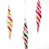 Katherine's Collection Sweet Spiral Ribbon Candy Icicle Ornaments