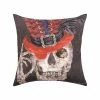 TheHolidayBarn.com New! Time To Party Skeleton Pillow