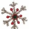 ShiShi Tinsel Snowflake With Glass Beads New!