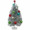 Raz New! Tinsel Tree With Ball Ornaments