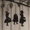 Bethany Lowe Trick-or-Treater Silhouette Ornaments