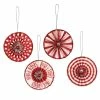 Bethany Lowe Valentine Rosette Ornaments