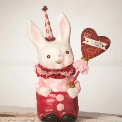 Bethany Lowe Valentine Snuggle Bunny