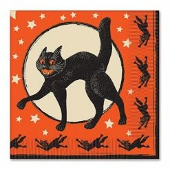 Beistle Vintage Halloween Scratch Cat Napkins Beistle Vintage Halloween