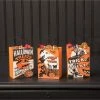 Bethany Lowe Retro Halloween Tin Treat Bags New! 2 Bethany Lowe Retro Halloween Tin Treat Bags New!