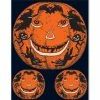 Beistle Vintage Jack-O-Lantern Peel 'N Place Decals Beistle Vintage Halloween