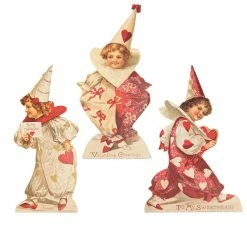 Bethany Lowe Valentine's Day Clown Dummyboards New!