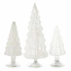 Cody Foster White Candy Glass Trees New!