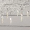 Bethany Lowe White Pearl Icicle Mini Ornaments New!