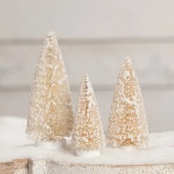 Bethany Lowe Winter Bottle Brush Trees New!