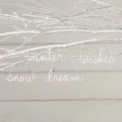 Bethany Lowe New! Winter Cursive Wire Word Ornaments