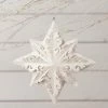 Bethany Lowe Winter White Paper Snowflake Ornament