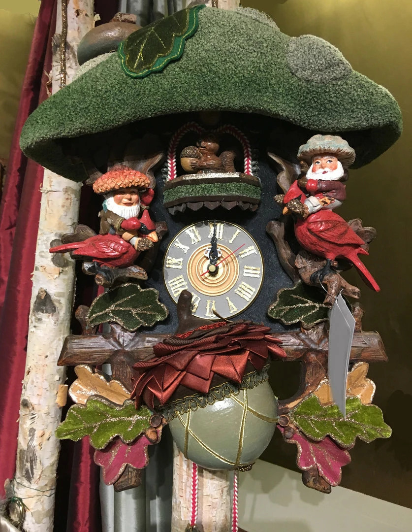 Katherine's Collection Woodlanders Cuckoo Clock Display 3 Katherine's Collection Woodlanders Cuckoo Clock Display